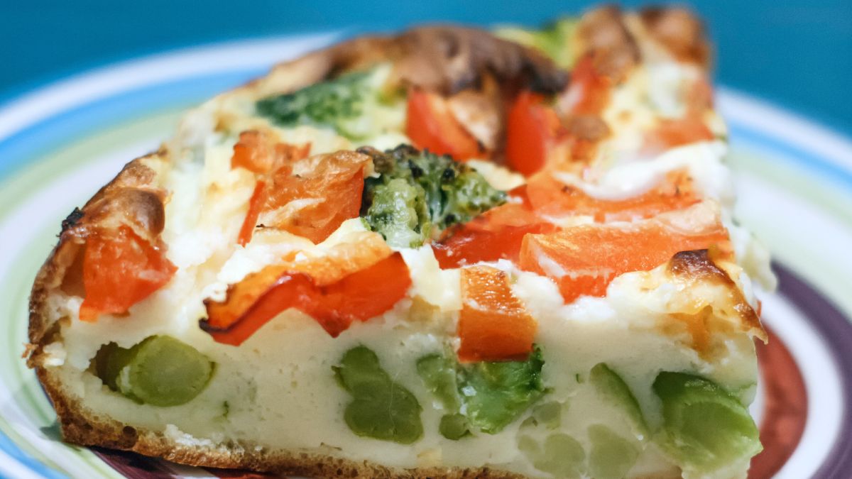 Zapiekanka jajeczna z warzywami