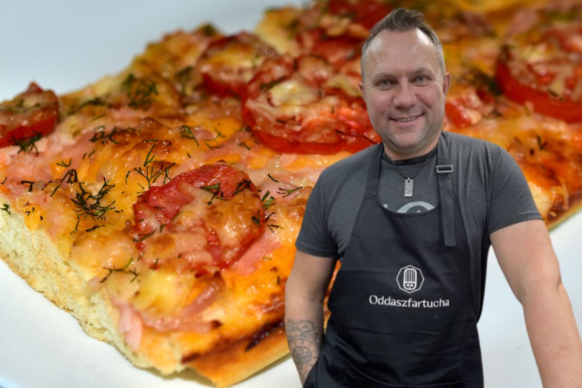 Pizza jak za dawnych lat. Tomasz Strzelczyk podzielił się przepisem "na bogato"