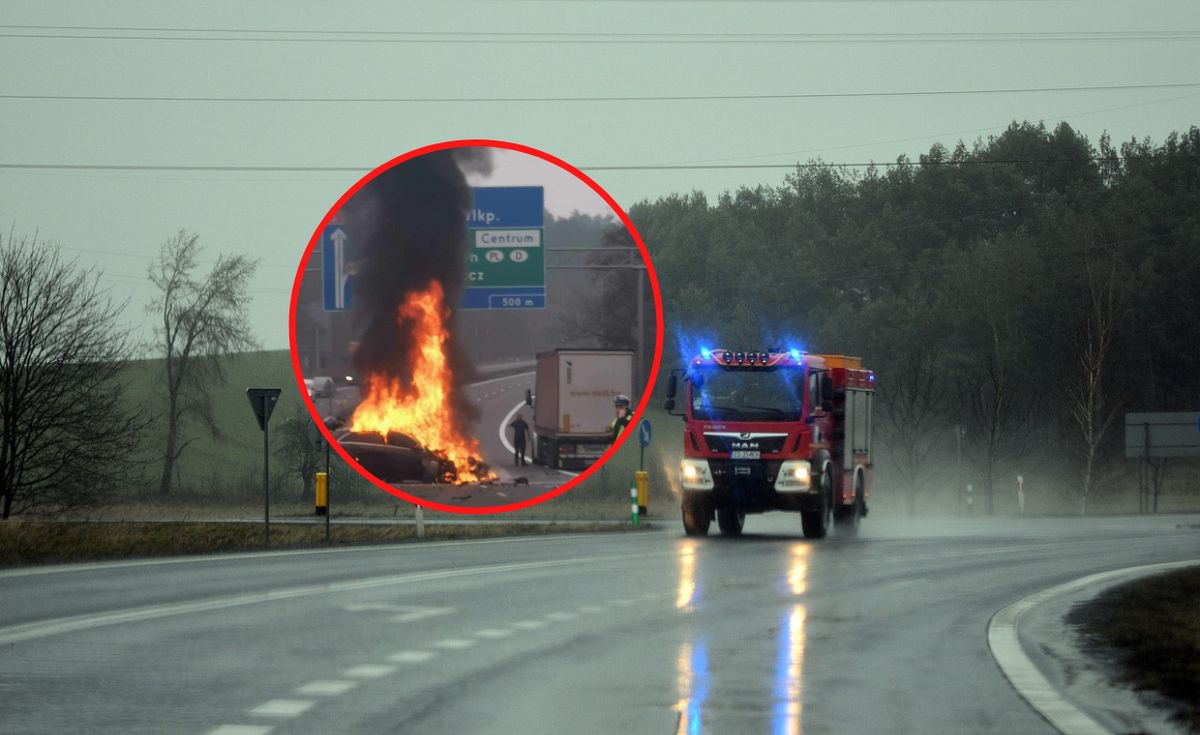 Cztery osoby zostały ranne w poważnym wypadku na A6