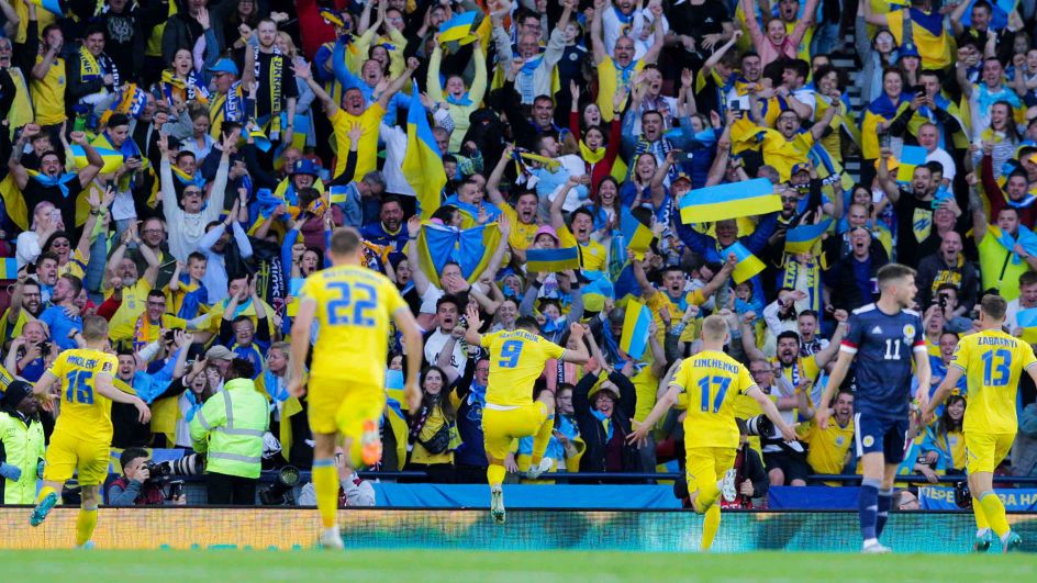 Zdjęcie okładkowe artykułu: Getty Images / Ewan Bootman/SNS Group  / Na zdjęciu: Piłkarze reprezentacji Ukrainy w meczu ze Szkocją