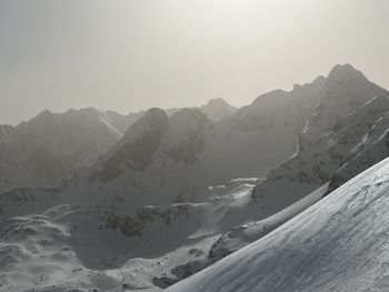 Tatry zasnute pyłem z Sahary. Żółty nalot widać już gołym okiem