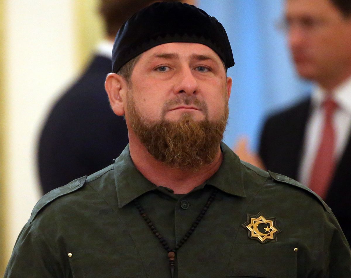Na zdjęciu Kadyrow