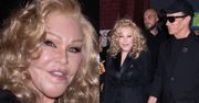 "Kobieta-kot" Jocelyn Wildenstein i jej młodszy o 30 lat ukochany zadają szyku na nowojorskim Fashion Weeku (ZDJĘCIA)