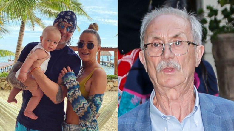 Stanisław Kostrzewski zachwyca się wnuczkiem Heniem