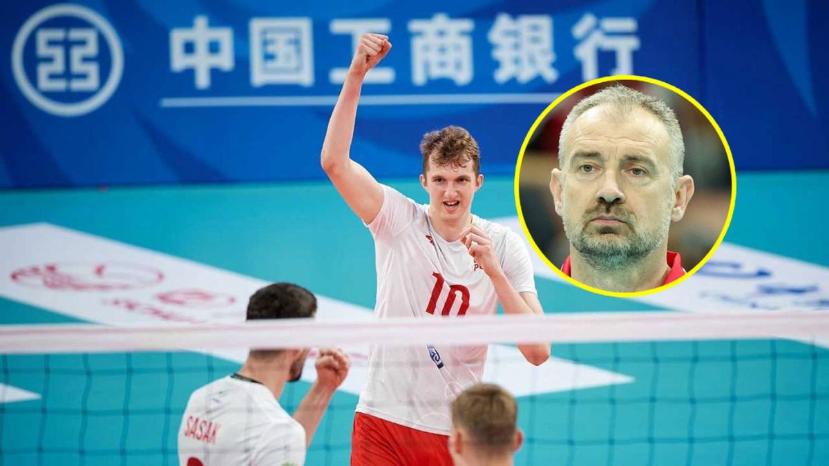 Materiały prasowe / Rafał Oleksiewicz oraz PAP/Jarek Praszkiewicz / Na zdjęciu: Michał Gierżot i Nikola Grbić