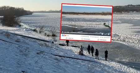 Zdjęcie Wisły wywołało sensację. "Pierwszy raz od 14 lat"