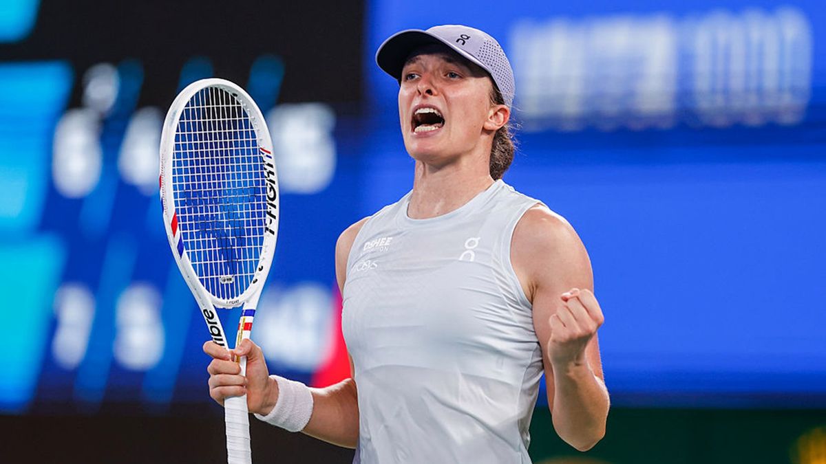 Getty Images / Wang He / Na zdjęciu: Iga Świątek