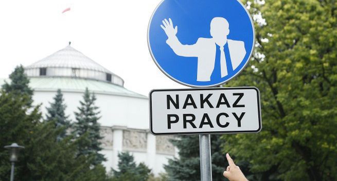 RMF FM ustawił nakaz pracy przed Sejmem (foto)