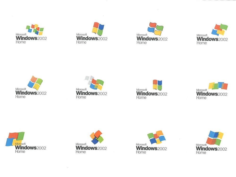 Niewykorzystane logo Windows XP