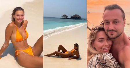Sandra Kubicka świętuje urodziny na Malediwach i składa sobie życzenia: "Żebyś była KOCHANA". Baron też pokusił się o wpis...