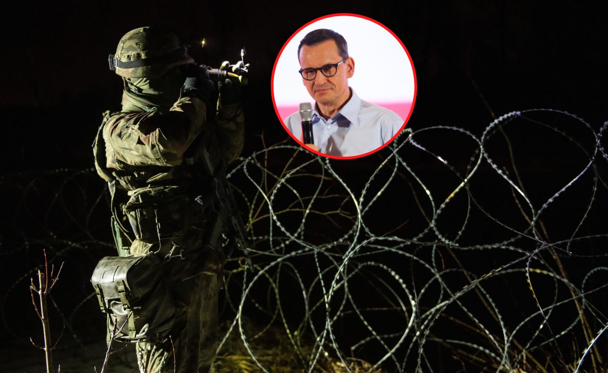 Morawiecki straszy przed zburzeniem zapory na granicy