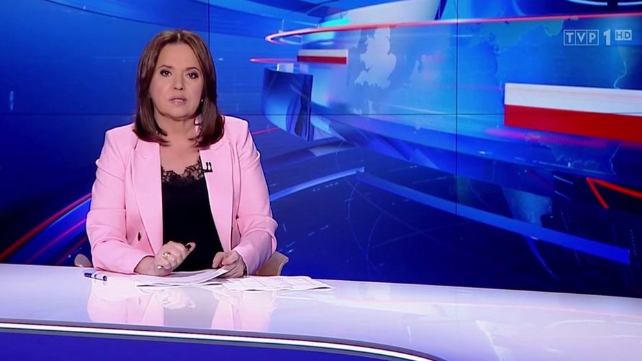 Kadr z "Wiadomości" TVP
