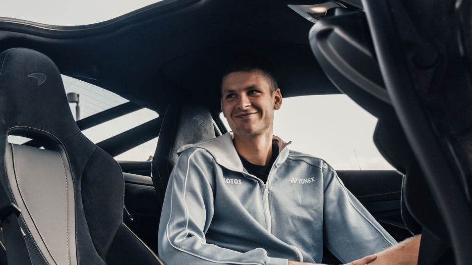 Hubert Hurkacz ceni brytyjską markę.