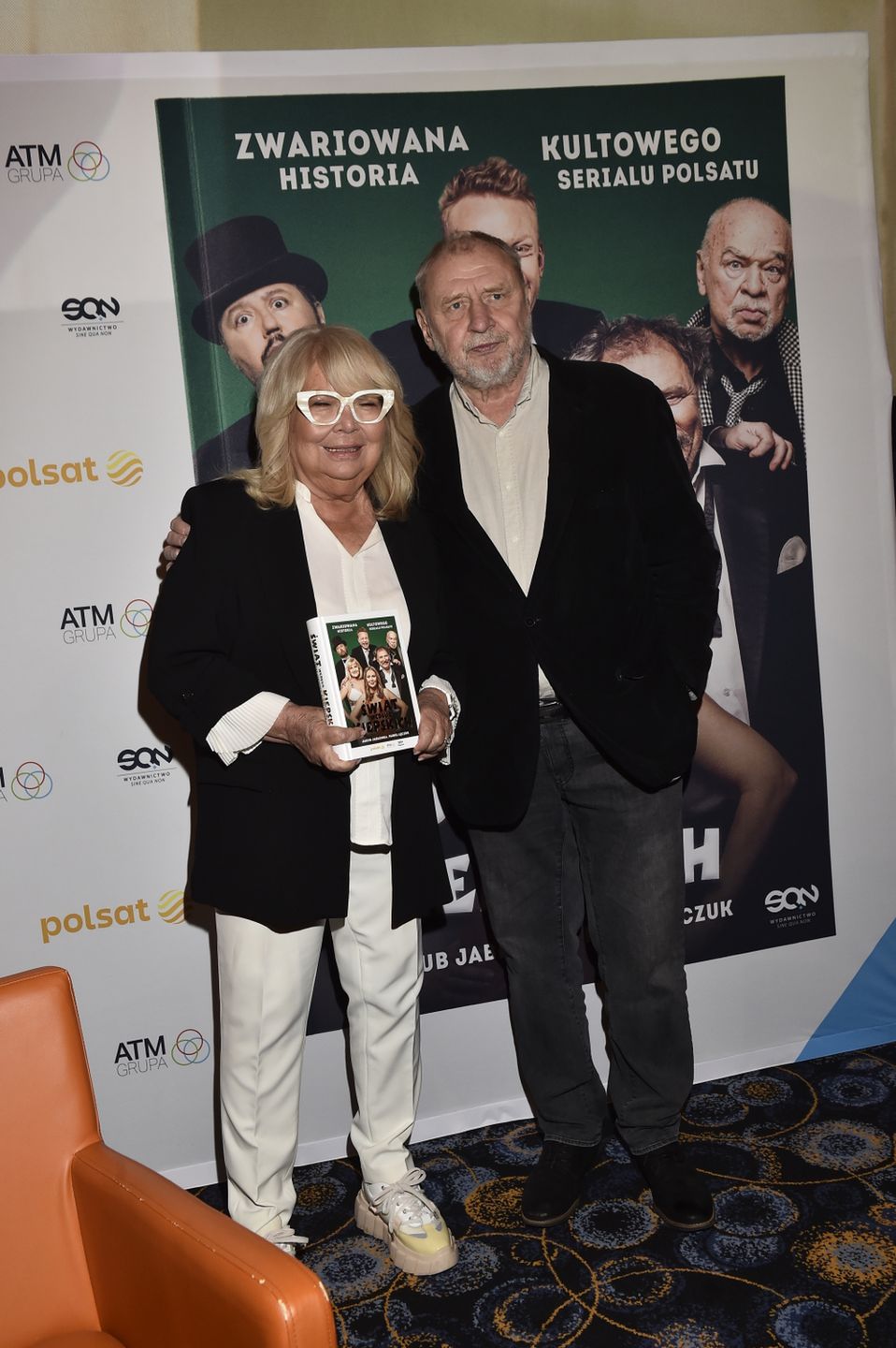 Andrzej Grabowski i Nina Terentiew - premiera książki Świat według Kiepskich