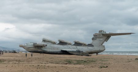 Nowy "kaspijski potwór". Tajemniczy ekranoplan w chińskim porcie