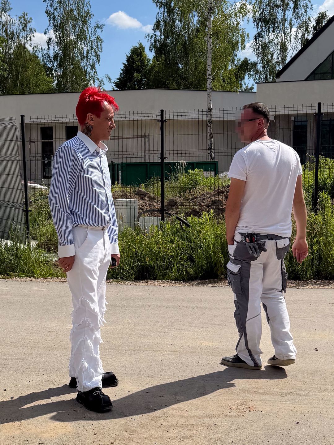 Michał Wiśniewski świeżo po rozwodzie dogląda budowy domu