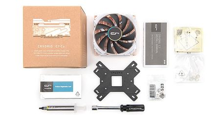 CRYORIG wypuszcza na rynek wykonane w całości z miedzi chłodzenie C7 Cu do systemów SFF/ITX