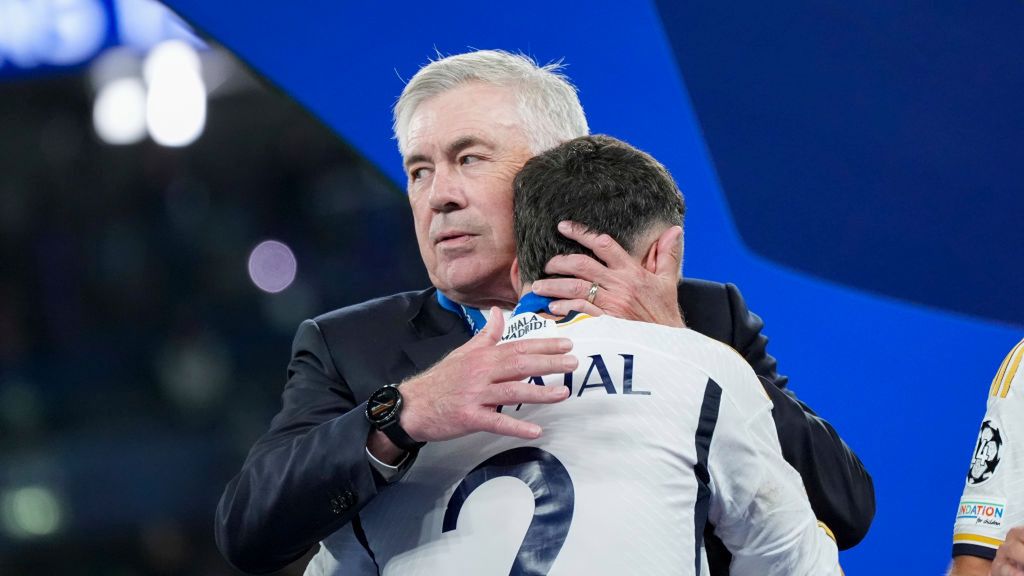 Getty Images / Matteo Ciambelli/DeFodi Images / Na zdjęciu: Carlo Ancelotti i Dani Carvajal