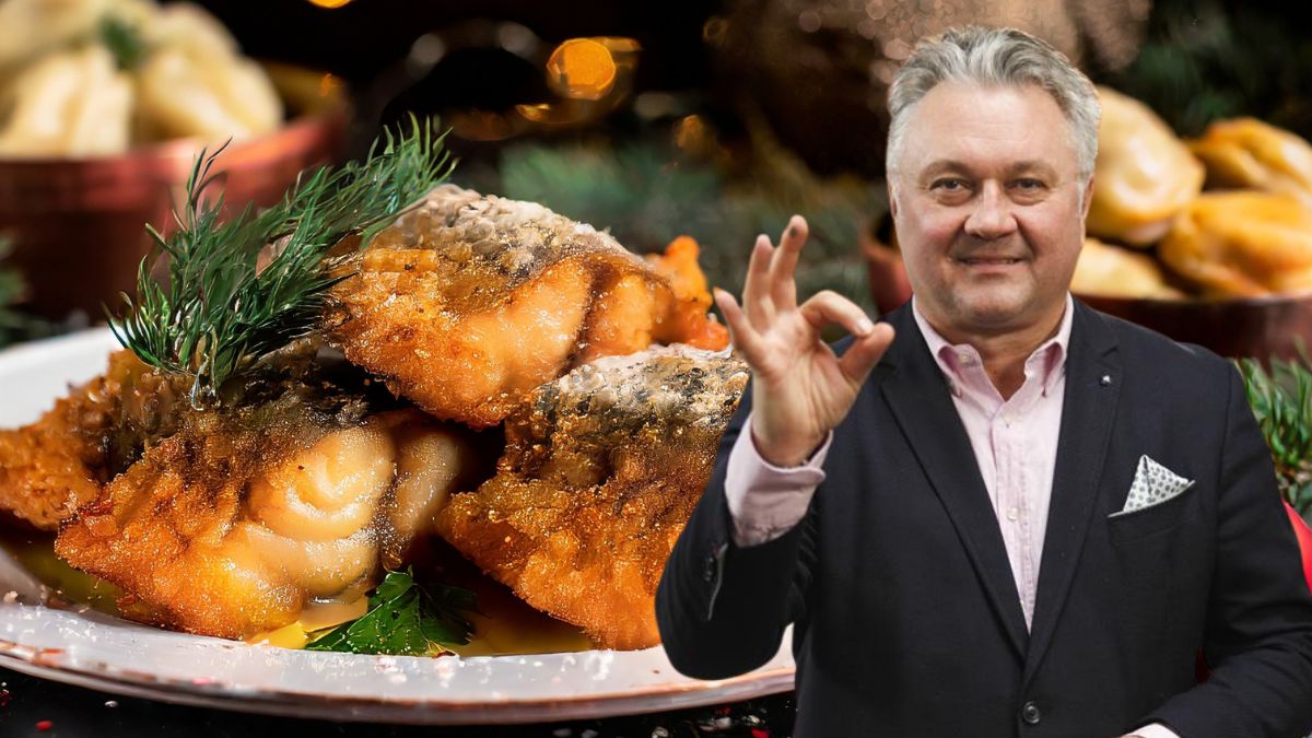 Robert Sowa poleca swoje patenty na wigilijnego karpia i barszcz