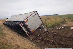 Wrocław. Wypadek na A4. Kierowca ciężarówki zasnął za kierownicą