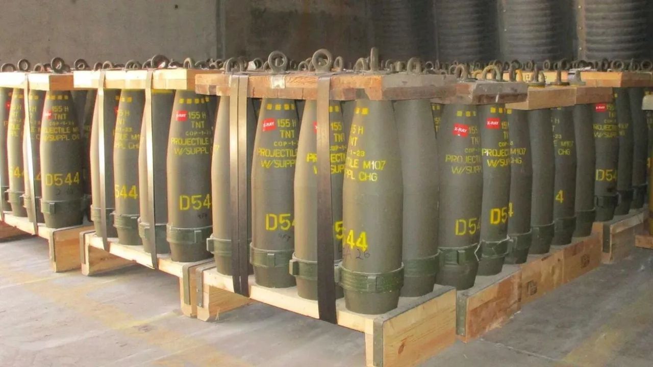 155 mm artillery ammunition