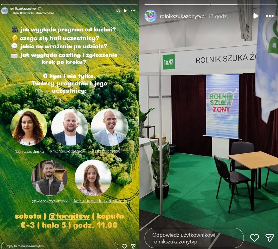 Targi z udziałem bohaterów "Rolnik szuka żony"