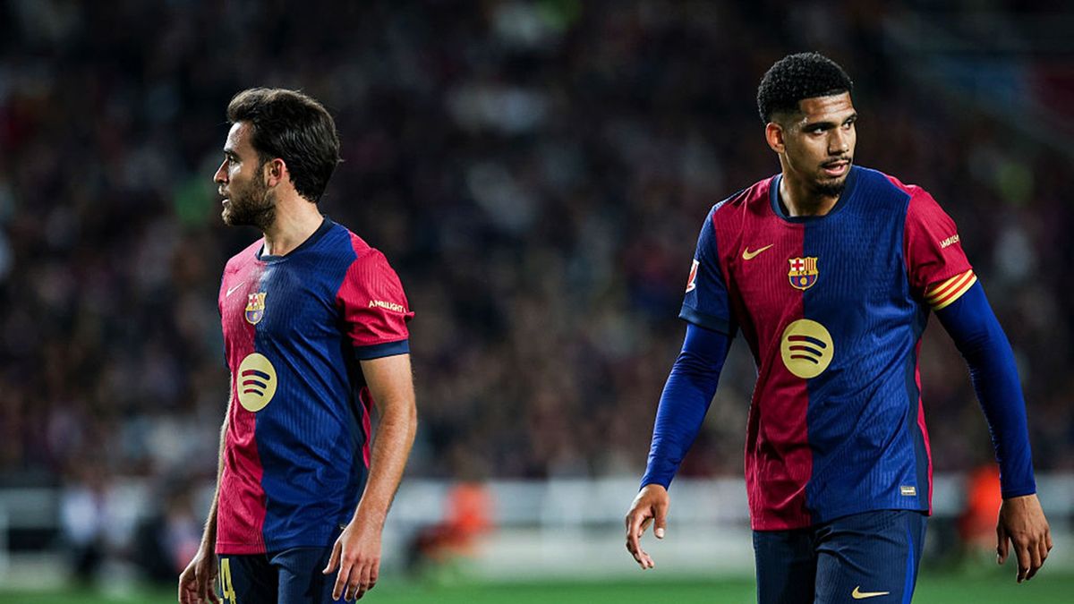 Getty Images / Gongora/NurPhoto / Na zdjęciu: Eric Garcia i Ronald Araujo