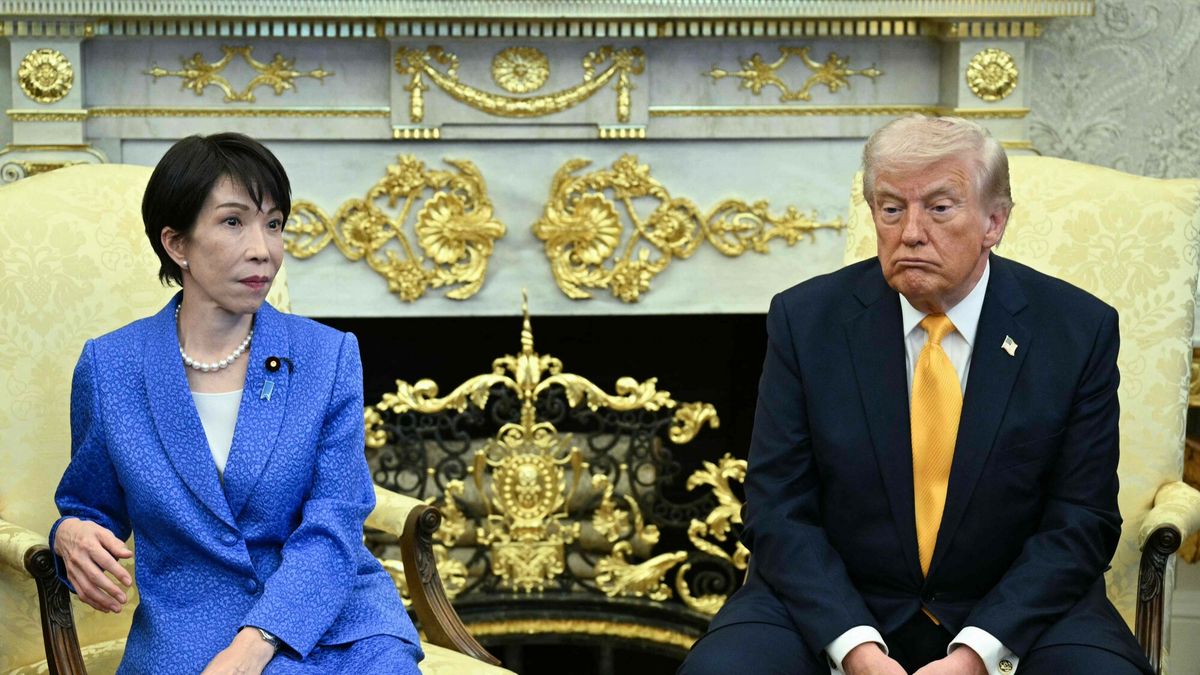 Donald Trump z premier Japonii Sanae Takaichi 