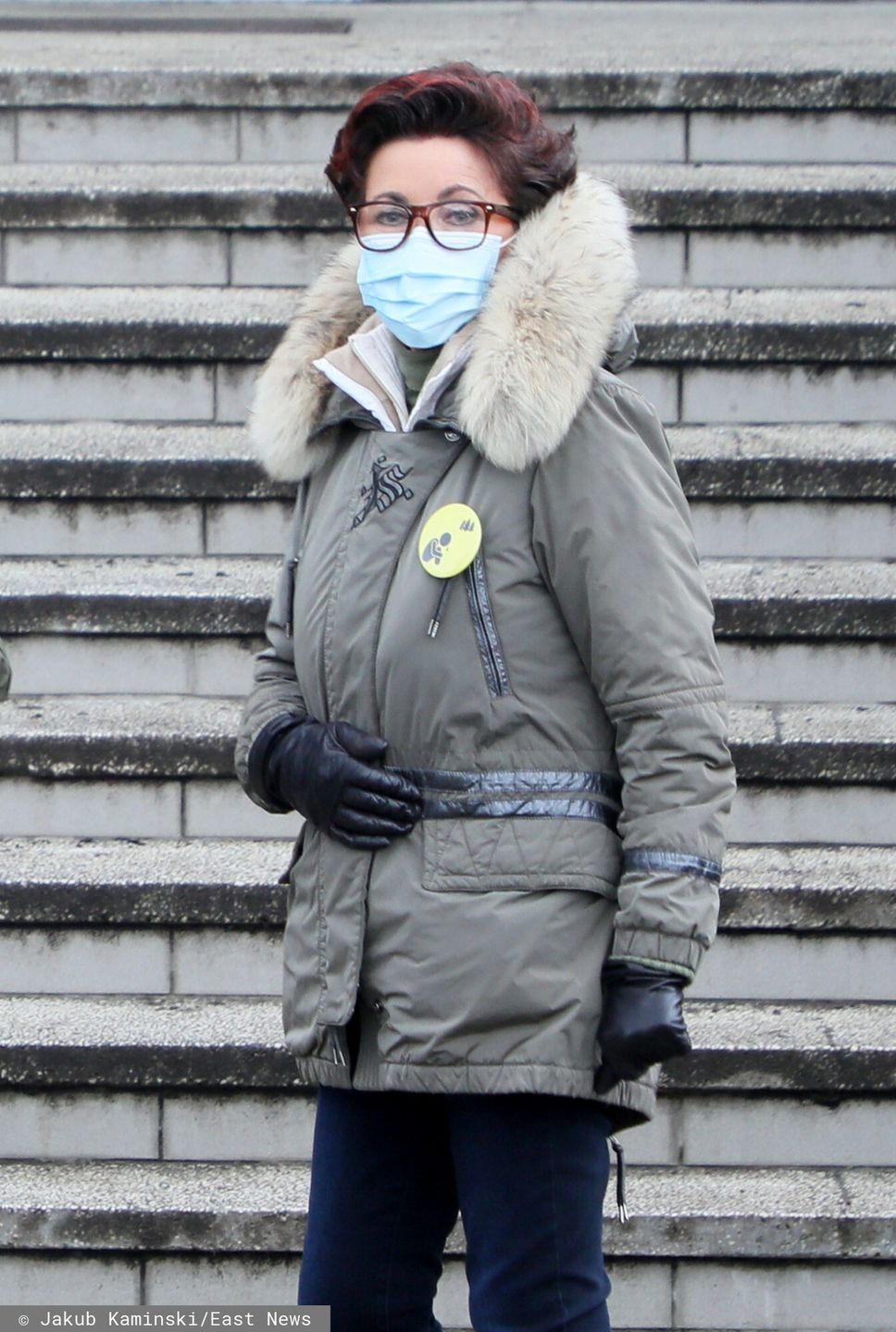 Jolanta Kwaśniewska i Anna Komorowska protestują na białoruskiej granicy