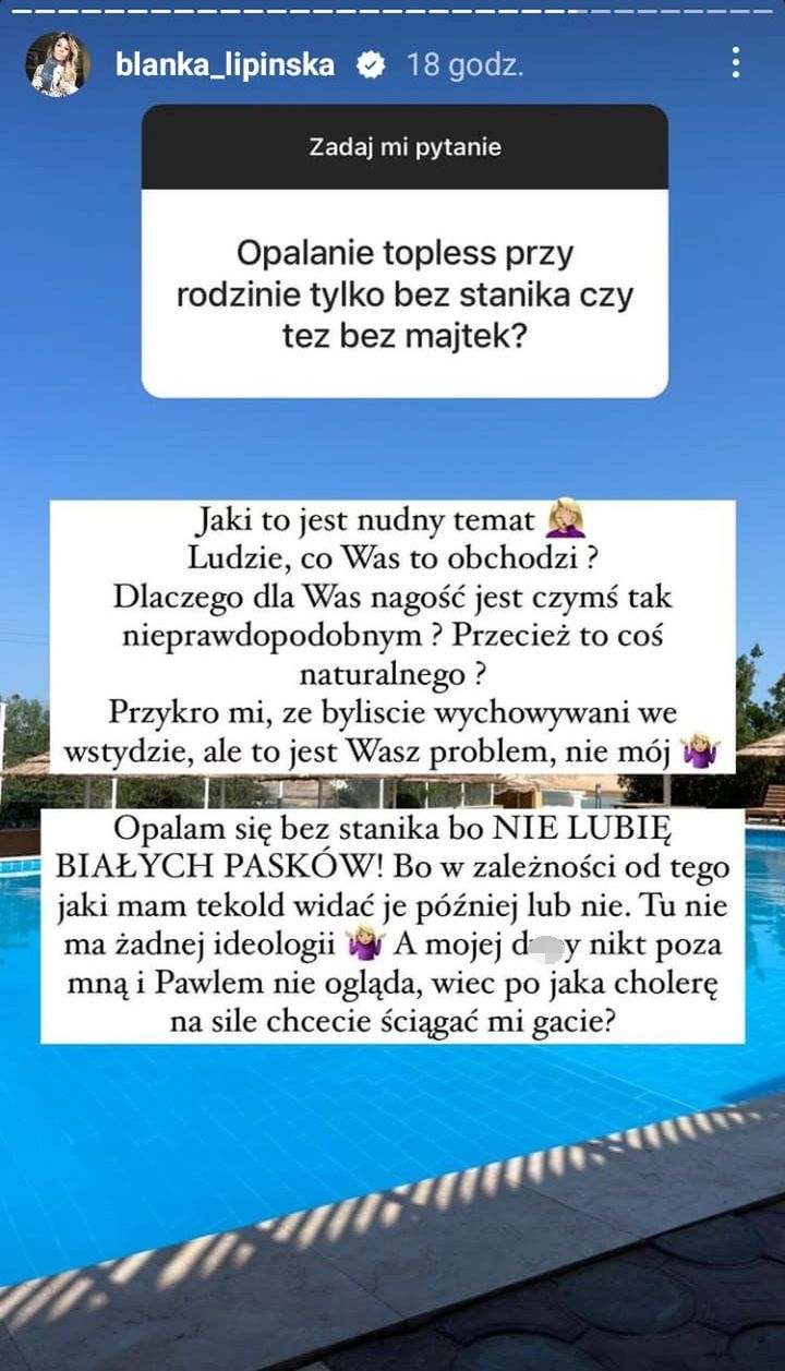 Komentarze Blanki