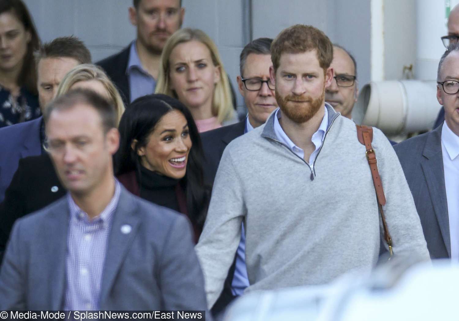 Meghan Markle w ciąży i książę Harry podczas wizyty w Sydney