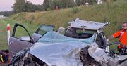 Biskupiec: Tragiczny wypadek na DK16 – dwie osoby nie żyją