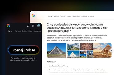 Przykładowe pytanie z odpowiedzią w Trybie AI Google