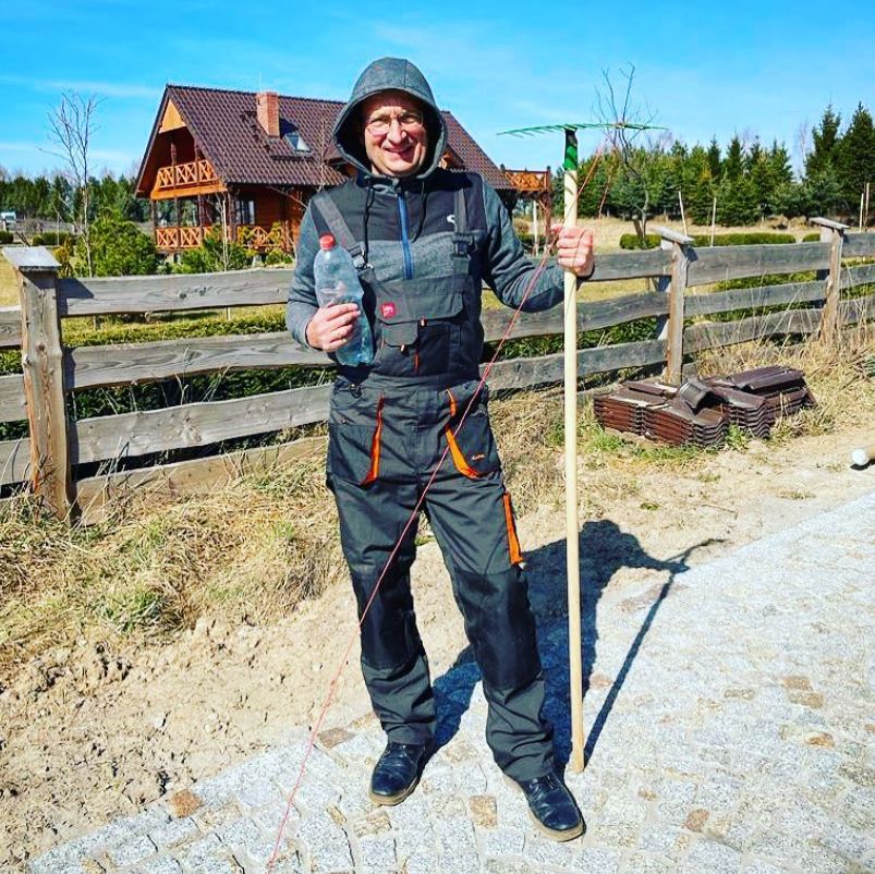 Robert Górski mieszka pośród natury