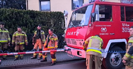 Wóz OSP zawiódł podczas akcji. Jego wiek robi wrażenie