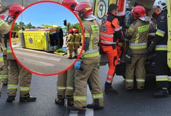 Wieźli chorego do szpitala. Koszmarny wypadek karetki