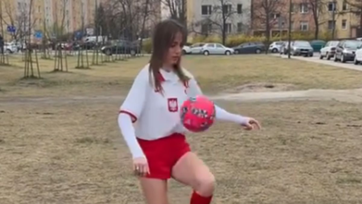 Marianna Schreiber żongluje w szpilkach! 