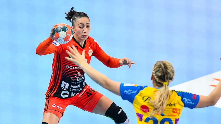 Materiały prasowe / MKS Zagłębie Lubin / Paweł Andrachiewicz / Na zdjęciu: Patricia Matieli Machado (Metraco Zagłębie Lubin)