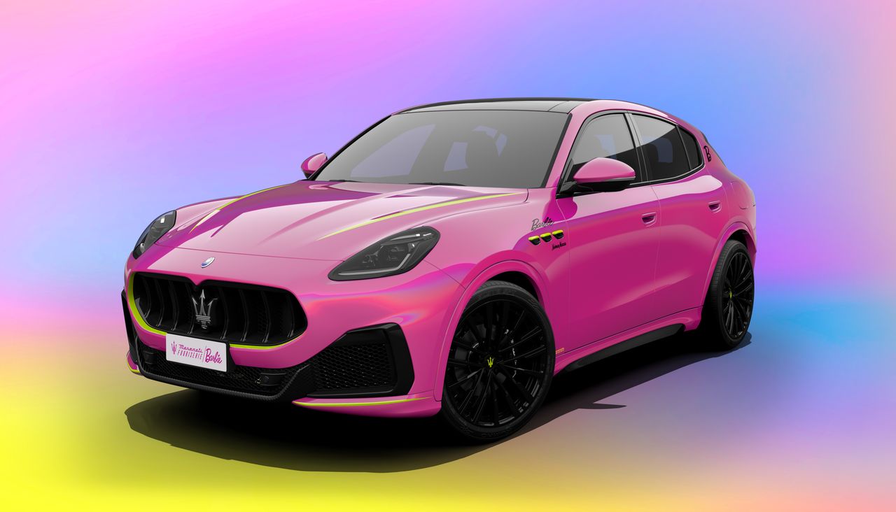 Trójząb w różu, czyli niecodzienna współpraca Maserati z Barbie