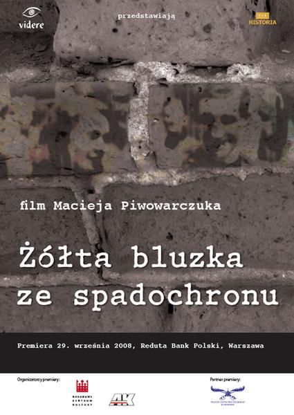 Żółta bluzka ze spadochronu