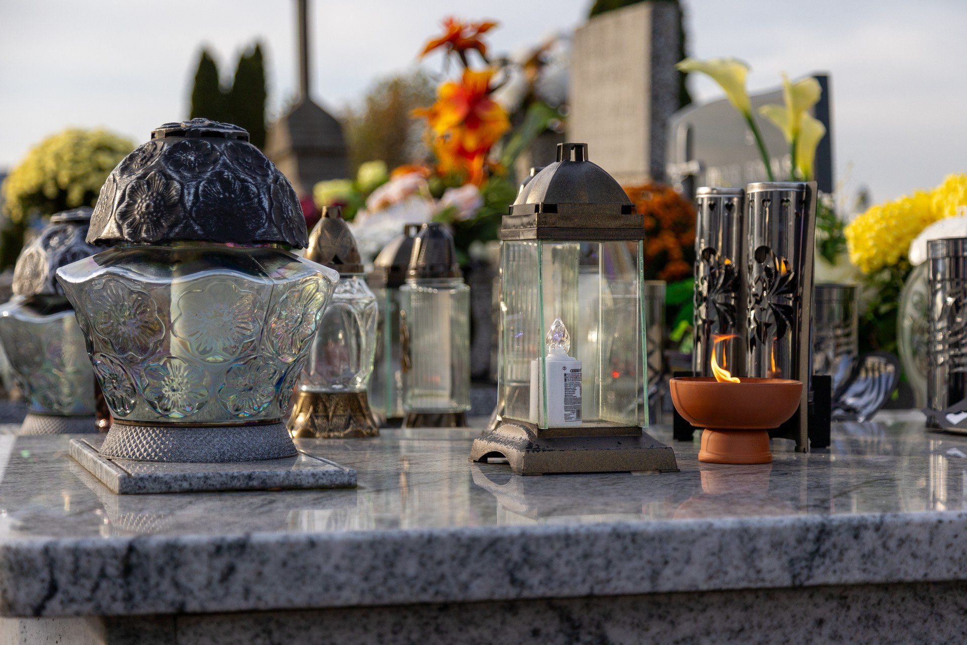 1 Listopada na cmentarzu w Poddębicach