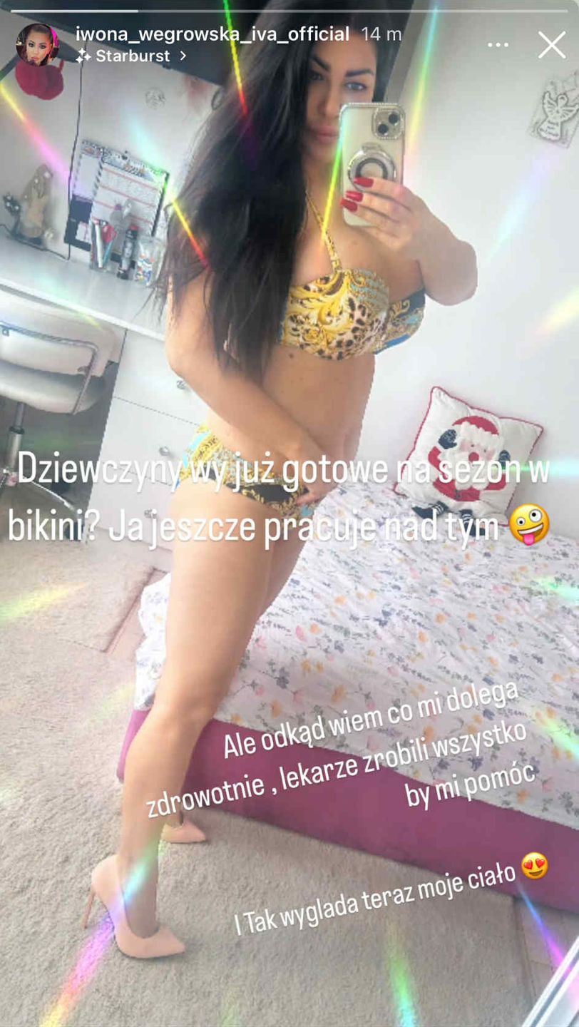 Iwona Węgrowska prezentuje figurę w bikini