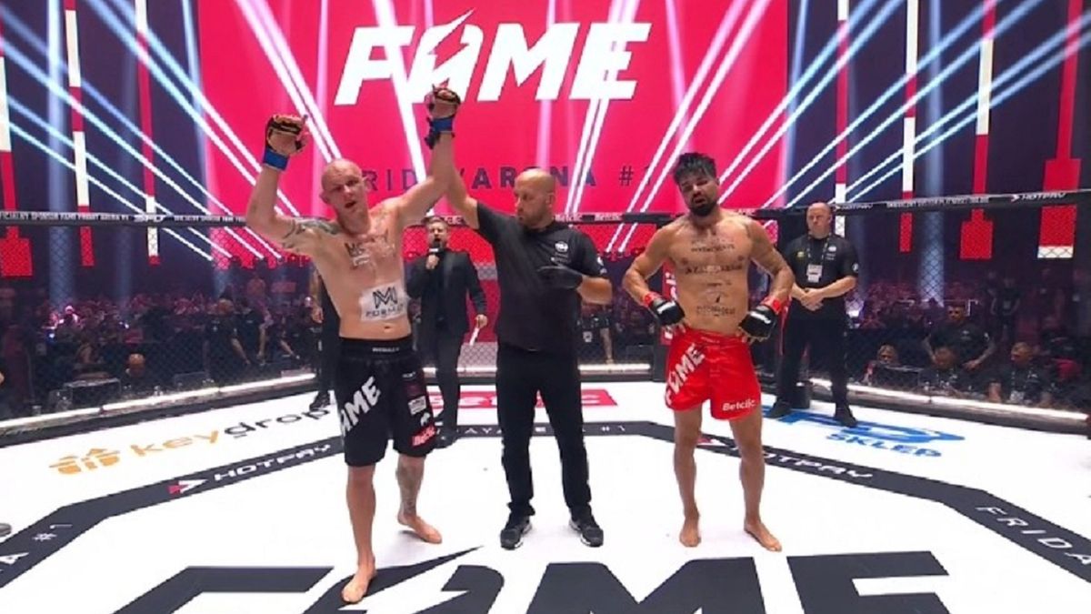 Zdjęcie okładkowe artykułu: Materiały prasowe / Fame MMA (screen) / Na zdjęciu: Pasternak i Tyburski