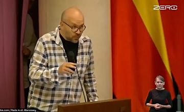 Słowik z mocnym pytaniem do szefowej Rady Warszawy z KO. "Byłem tam jako mieszkaniec"