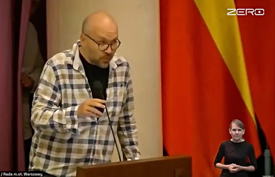 Słowik z mocnym pytaniem do szefowej Rady Warszawy z KO. "Byłem tam jako mieszkaniec"