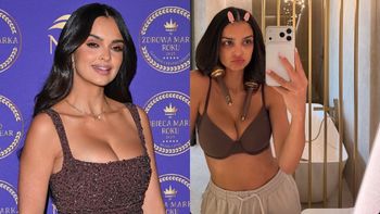 Naturalna Klaudia El Dursi w samym staniku pozuje przed lustrem. "Zaspałam" (FOTO)