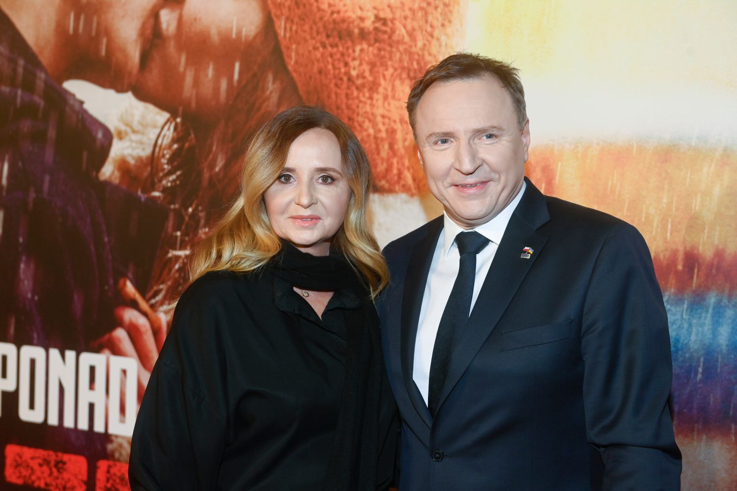 Jacek Kurski, Joanna Kurska - premiera filmu Marzec '68