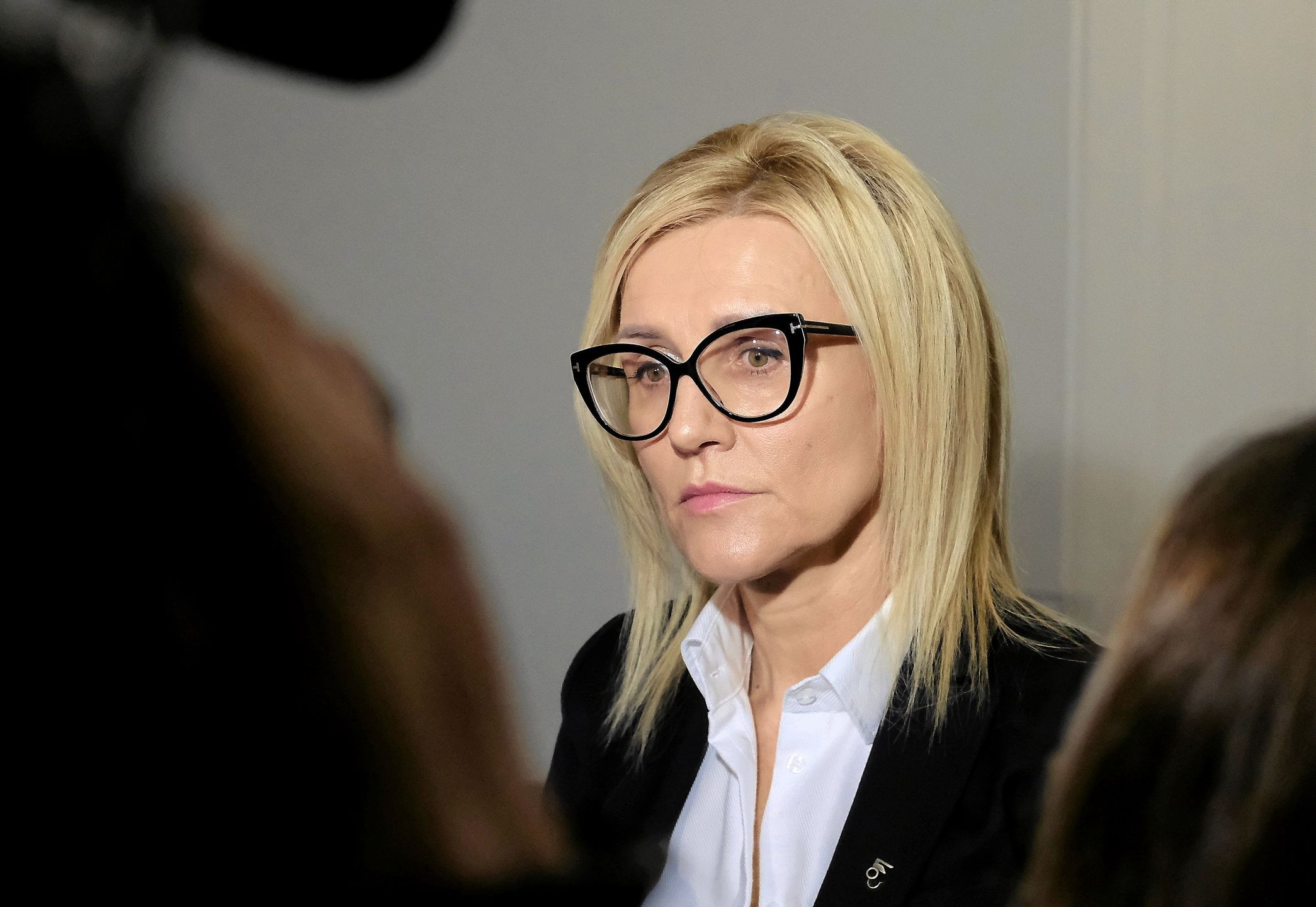 Prokurator Ewa Wrzosek przed senacka " Komisja Pegasusowa "
27.01.2022 Warszawa , ul. Wiejska , Sejm . Niezalezna prokurator Ewa Wrzosek ( sluzby inwigilowaly ja pegasusem ) - podczas konferencjii prasowej po przesluchaniu na Komisji Nadzwyczajnej do spraw wyjasnienia przypadkow nielegalnej inwigilacji , ich wplywu na proces wyborczy w Rzeczypospolitej Polskiej oraz reformy sluzb specjalnych .
Fot. Slawomir Kaminski / Agencja Wyborcza.pl
Fot. Slawomir Kaminski / Agencja Wyborcza.pl
sejm, posiedzenie, 47 posiedzenie, /FR/