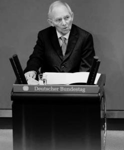 Zmarł Wolfgang Schaeuble. "Odszedł spokojnie w domu"