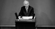 Zmarł Wolfgang Schaeuble. "Odszedł spokojnie w domu"